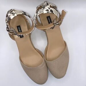 Nine West Wnaudra7 Espadrille Wedge Sandals